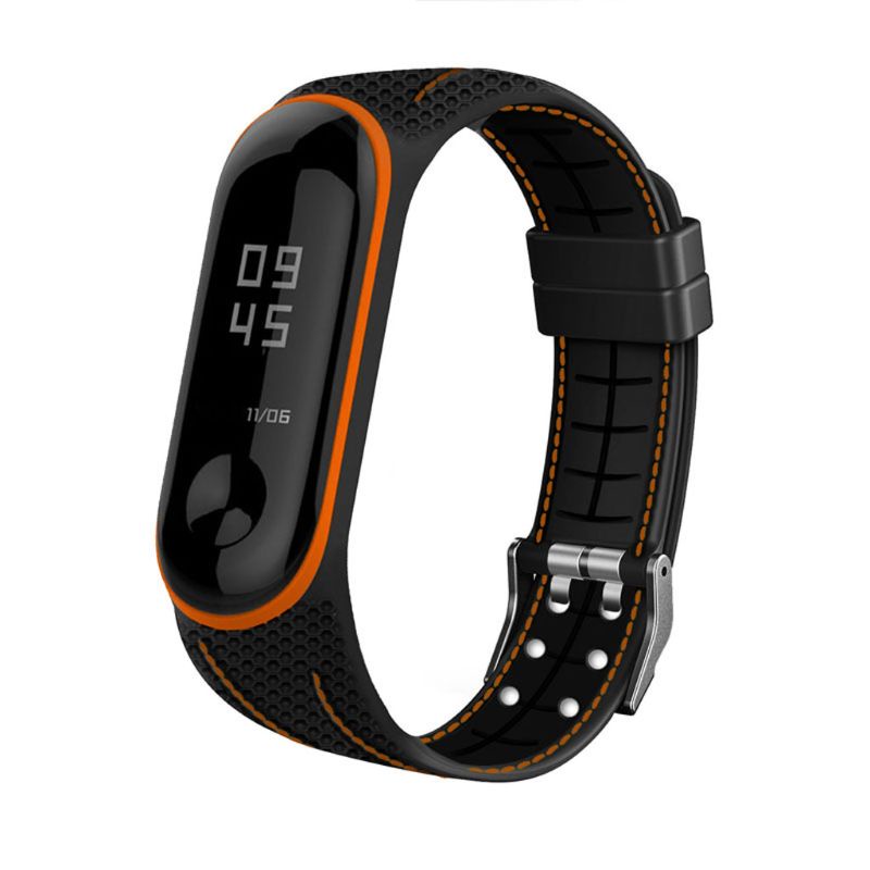 Dây Đeo Silicon Tổ Ong Thay Thế Cho Đồng Hồ Thông Minh Xiaomi Mi Band 3 4