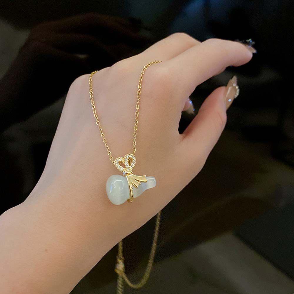 AROMA Vòng cổ Vàng Phong Cách Dân Tộc Cổ Điển Tinh Tế Cho Nữ