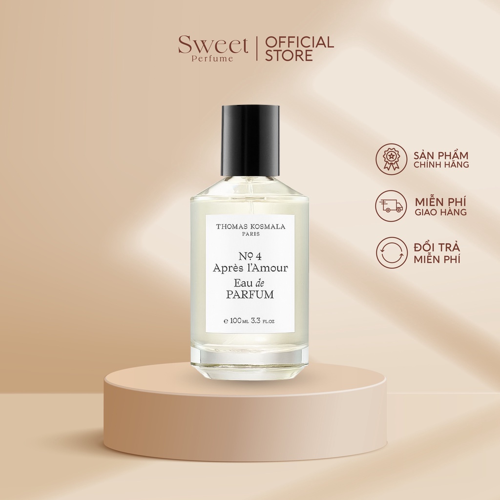 Nước hoa unisex nam nữ Thomas no4 hương gỗ Sweet Perfume | 20ml Thomat Kosmala Apres L'Amour No.4 ED