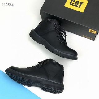 giày cao cổ nam Cat 2 màu cafe và đen