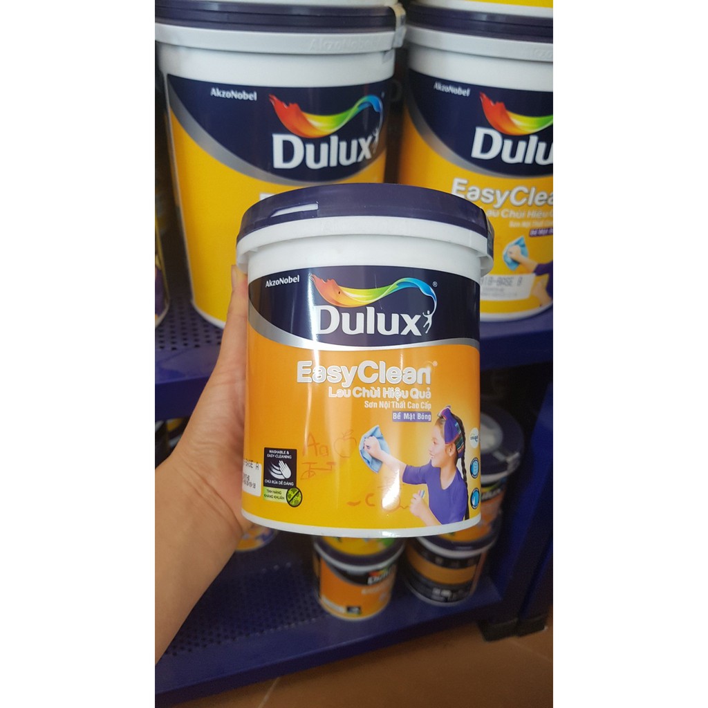 Sơn nội thất Dulux Easyclean siêu bóng - A991B - 1l