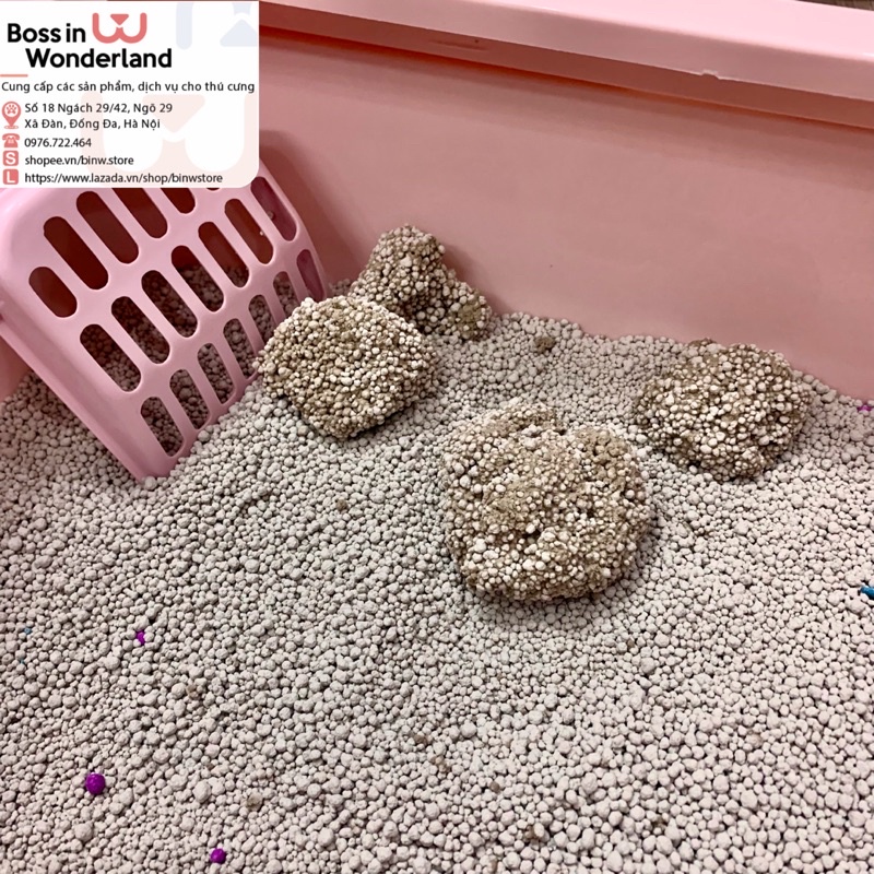 Cát vệ sinh cho mèo cat MEOW siêu vón hút