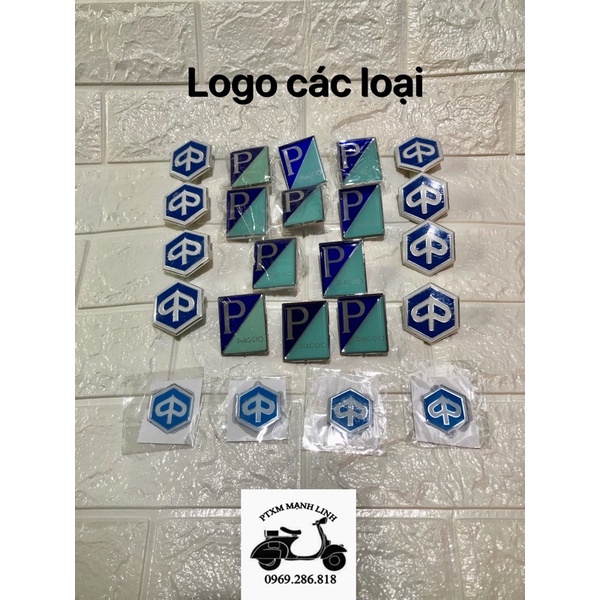 LOGO HÃNG PIAGGIO CÁC LOẠI XE LX - LIBERTY - SPTINT - PRIMA - ZIP