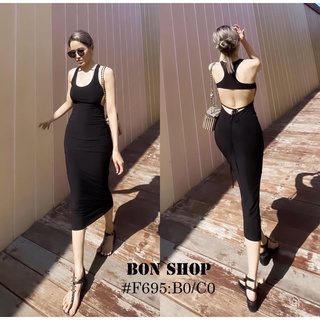 Đầm Body Ba Lỗ Hở Lưng