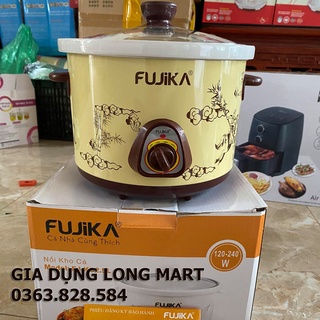💥nồi nấu cháo chậm cho bé,nồi kho cá, nồi hầm chậm chính hãng fujika fj-kc2.5l, bảo hành 12 tháng