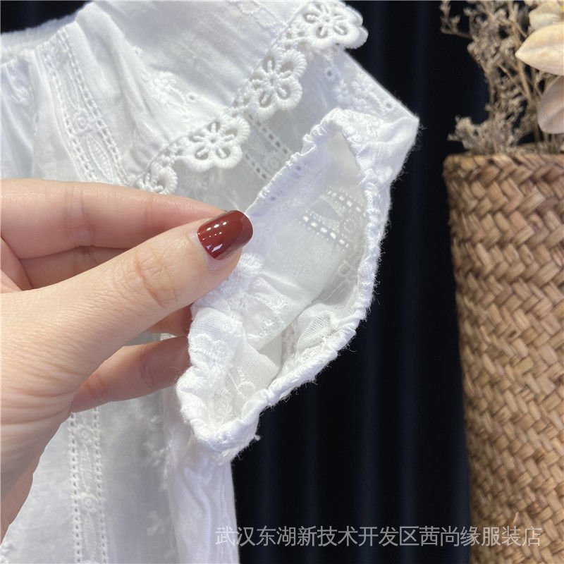 Set Áo Thun Ngắn Tay + Quần Short Denim Phong Cách Hàn Quốc Dễ Thương Cho Bé Gái 1-4 Tuổi