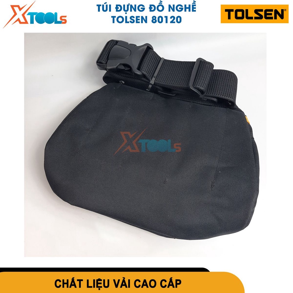 Túi đựng đồ nghề Tolsen 80120 chất liệu chắc chắn bền bỉ, đa năng chứa được nhiều đồ nghề chuyên dụng- CHÍNH HÃNG-XTOOLS