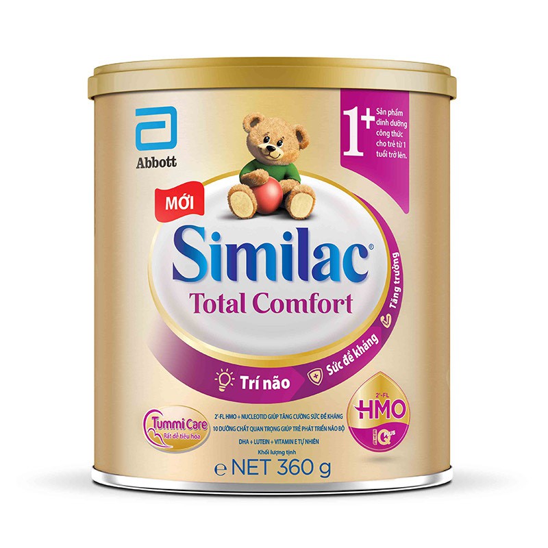 (MỚI) combo 3 lon Sữa Similac Total Comfort số 1+ 360g