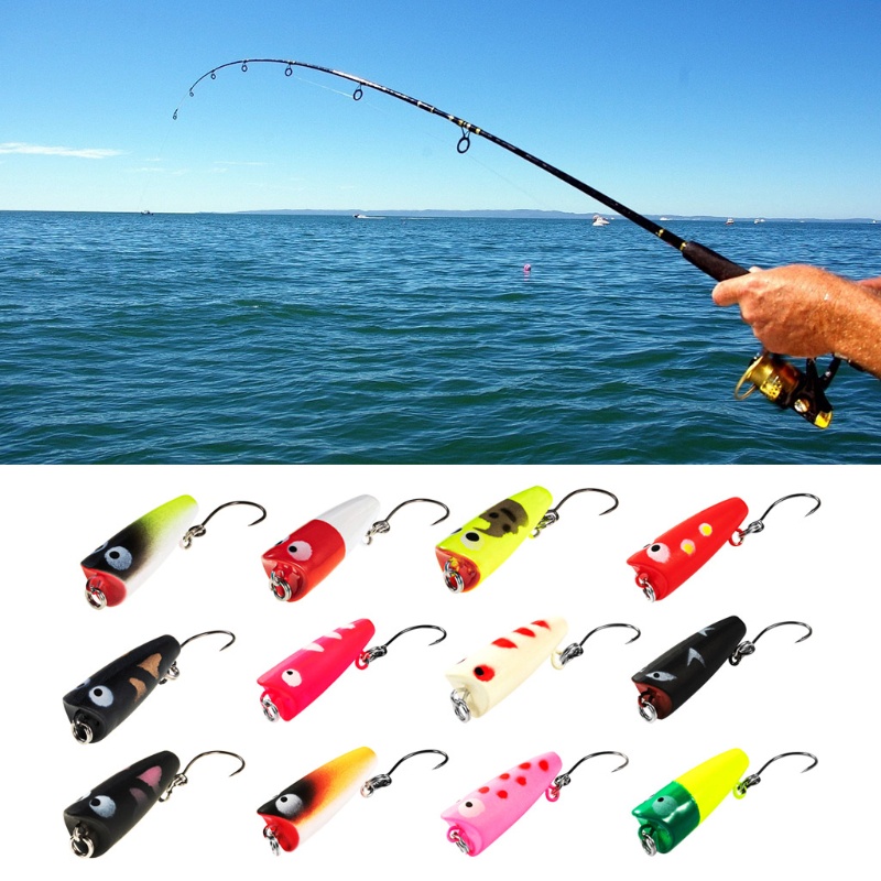 QQ Mồi Câu Cá Mini Bằng Nhựa Cứng Chuyên Dụng Cho Mùa Đông