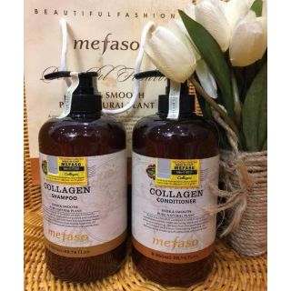 Combo bộ đầu gội xả collagen mefaso