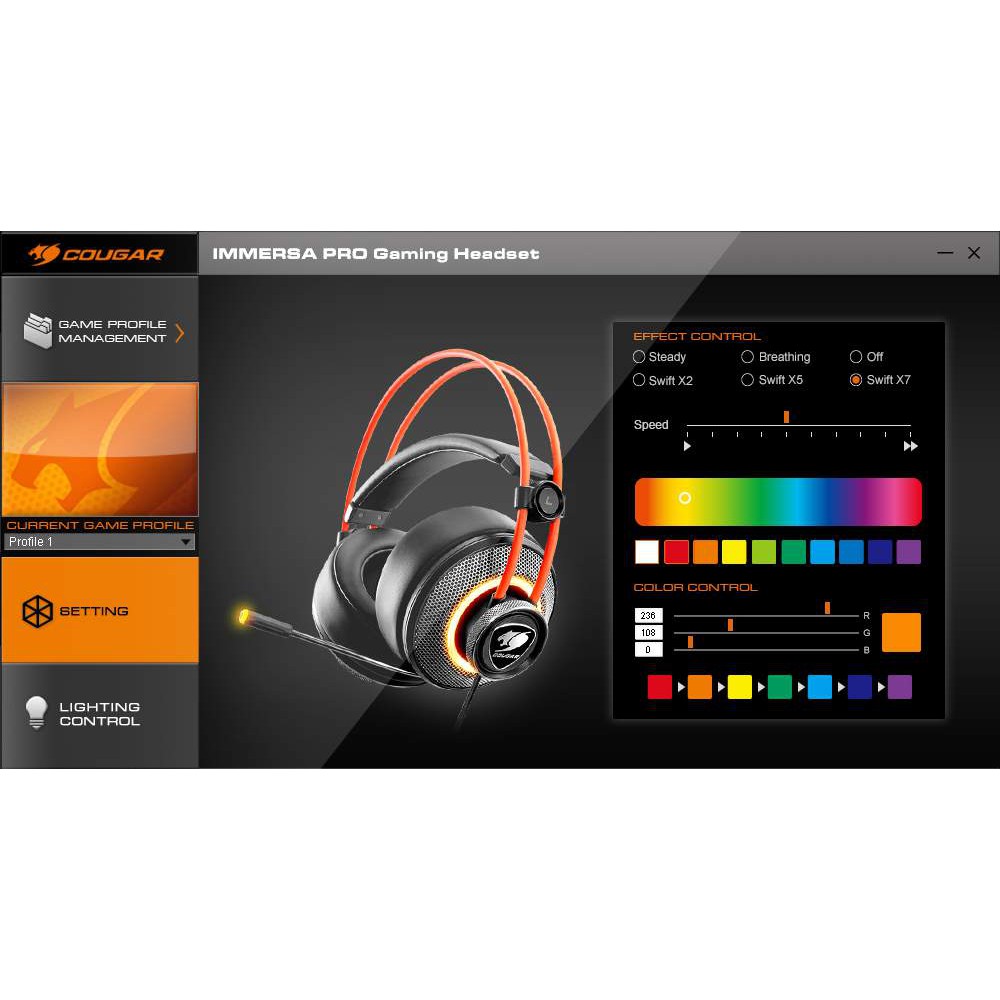 Tai nghe Cougar Immersa Pro 7.1 RGB | BigBuy360 - bigbuy360.vn