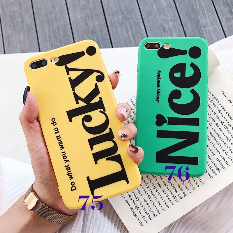 Ốp điện thoại TPU in chữ xinh xắn cho Iphone 6 6s 6plus 6splus 7 8 7plus 8plus X XS XR XS Max | BigBuy360 - bigbuy360.vn