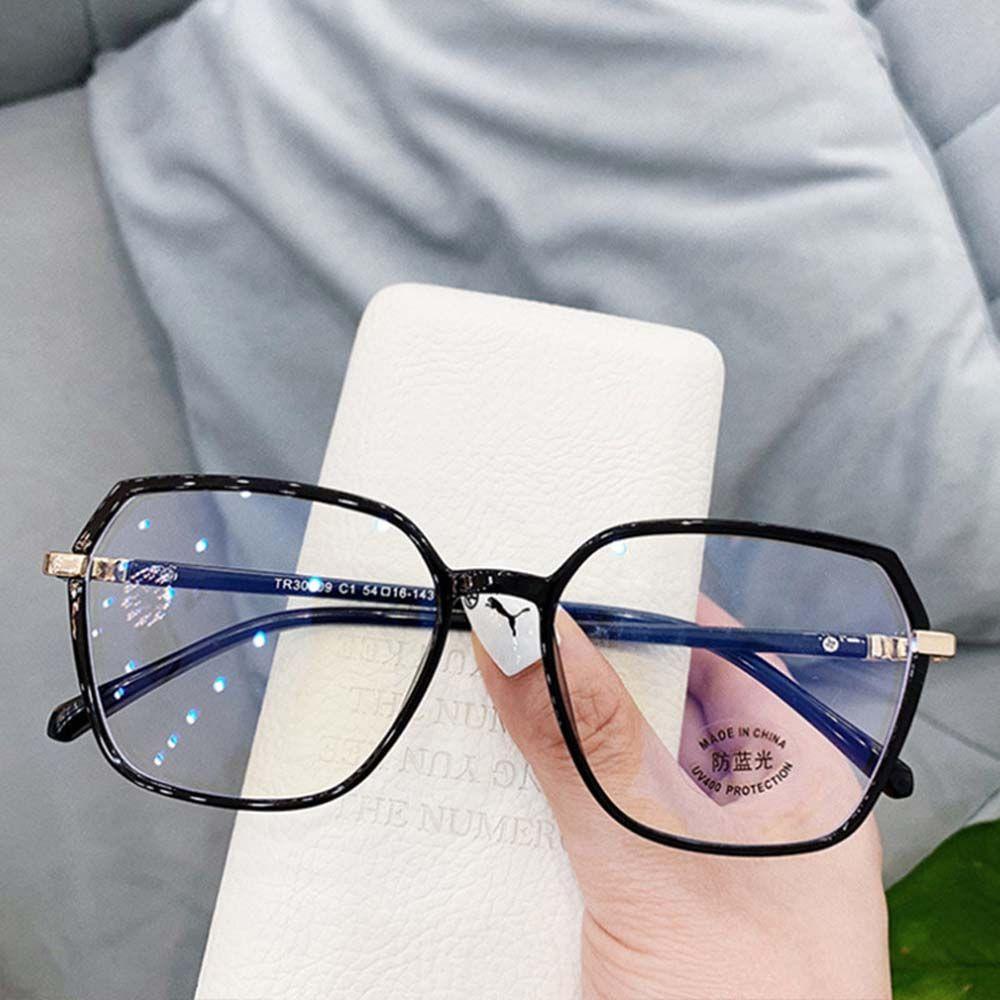 Mắt Kính Chống Bức Xạ Gọng Lớn Thời Trang Hàn Quốc Cho Nữ