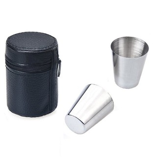 Ly rượu inox mini nhỏ gọn 30ml