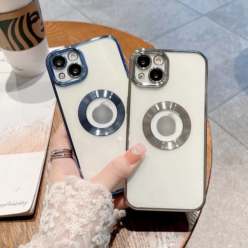 Vỏ điện thoại silicon mềm trong suốt mạ 6D sang trọng cho iPhone 11 12 13 Pro Max 13Pro XR XS Max 7+ 8 PLUS
