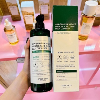 Sữa tắm some by mi aha bha pha 30 days miracle acne body cleanser giảm mụn lưng 400ml