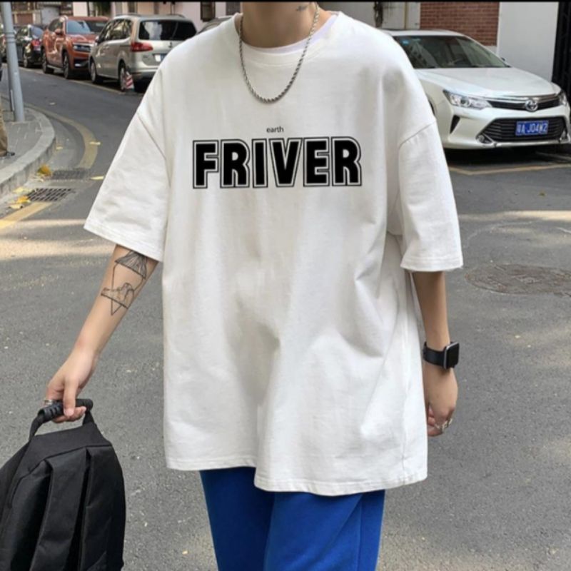 Áo thun tay lỡ nam nữ, áo phông unisex from rộng chất dày đẹp in hình VER