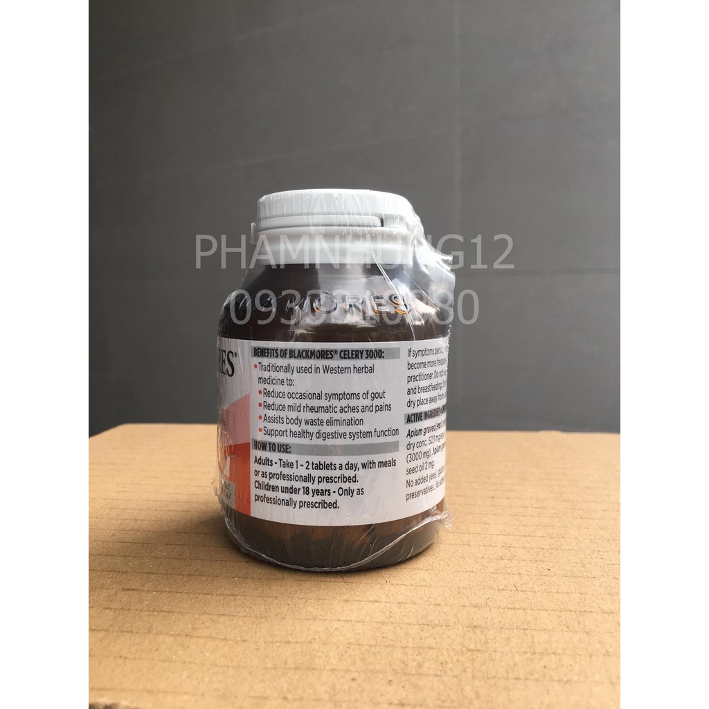 Viên Uống Celery Blackmores 3000mg (50 viên). | BigBuy360 - bigbuy360.vn