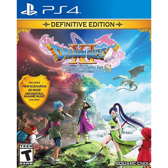 Đĩa Game PS4 - Dragon Quest XI Echoes of an Elusive Age Definitive Edition (Nguyên Seal) Hệ US