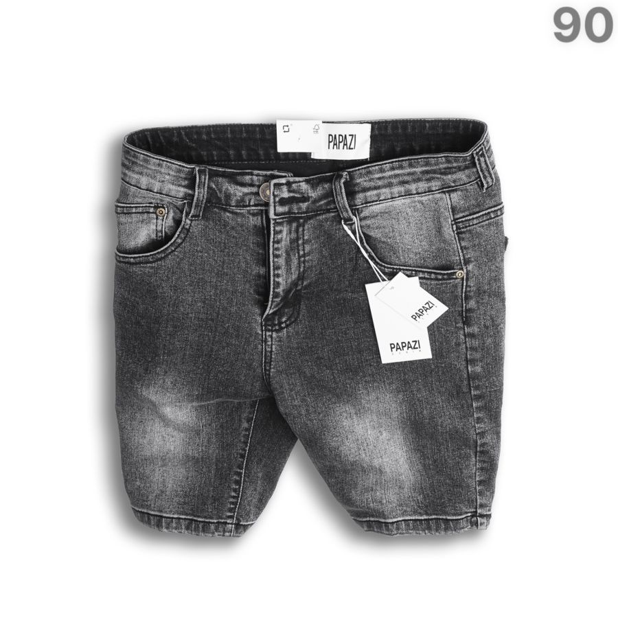 Quần jean nam, quần đùi short màu xám đậm nam cao cấp, chất cotton co giãn mền mịn, phong cách trẻ trung năng động | BigBuy360 - bigbuy360.vn