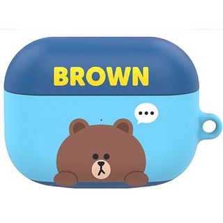 Line friends ốp bảo vệ hộp đựng tai nghe airpods hình gấu nâu xinh xắn