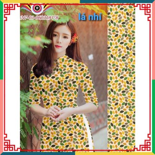 Áo dài in hoa 3d 💝freeship💝 áo dài hoa nhiều màu siêu đẹp