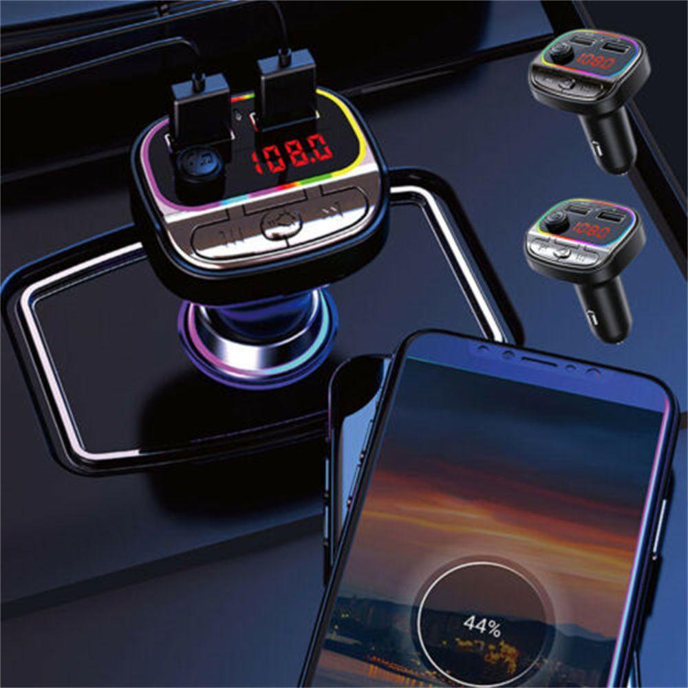 Bộ Sạc Nhanh BTLIMER Bluetooth FM Điều Hợp Vô Tuyến Có Đèn LED Cho Xe Hơi