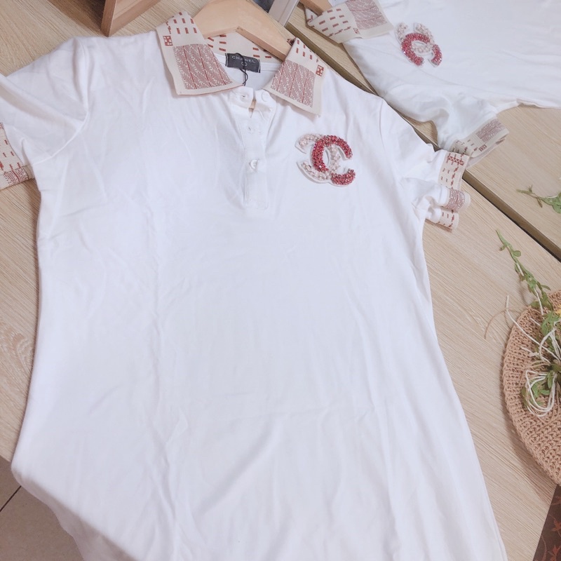 Đầm xuông dáng chữ A đính đá qc ❣️Freeship❣️