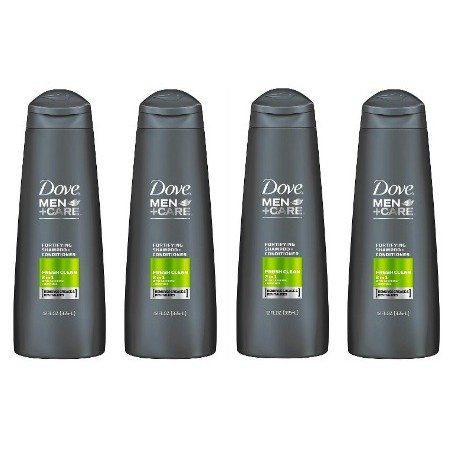 Dầu gội & xả 2 trong 1 cho nam Dove Men+Care 2 in 1 Shampoo and Conditioner, Fresh & Clean 250ml