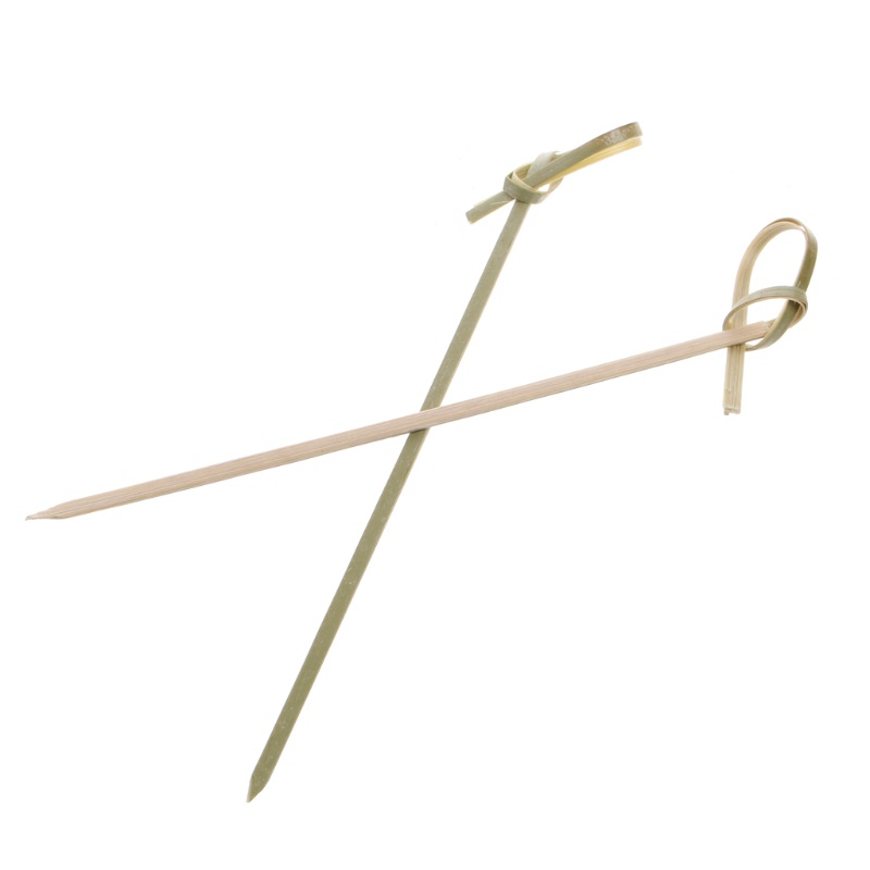 Set 100 xiên tre 13cm xiên que cắm trang trí đồ uống