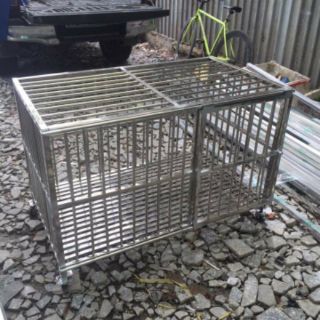 CHUỒNG CHÓ INOX 70*120*80 SHIP HỎA TỐC TPHCM