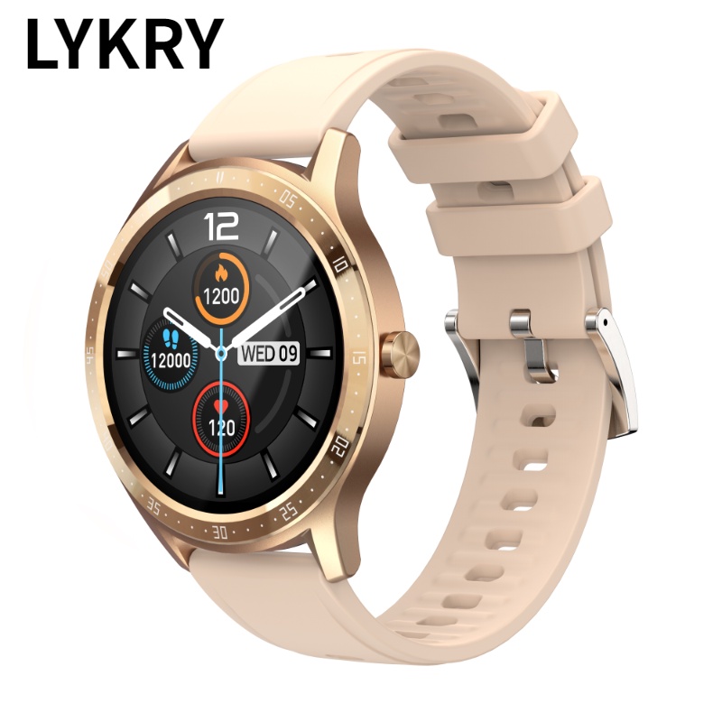 Lykry Smart Watch S32 Round Screen IP67 Waterproof Long Standby Heart Rate Monitoring Fitness Tracker 1.28 inch