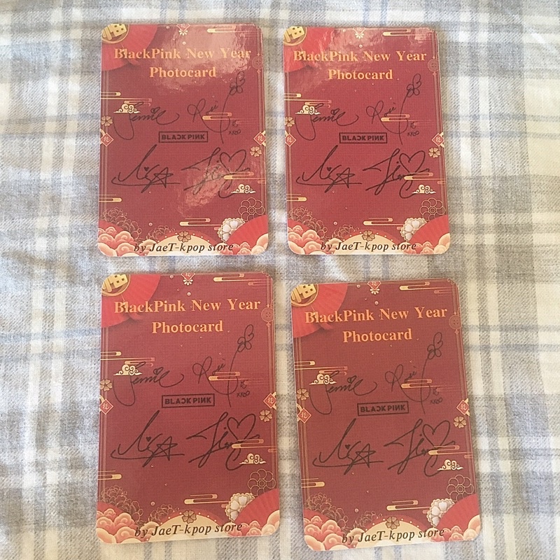 Card BlackPink Tết Năm Mới New Year | Card Blackpink Jisoo Jennie Rosé Lisa