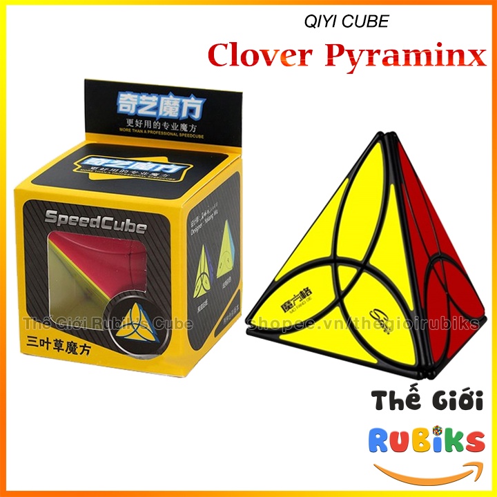 Clover Pyraminx QiYi Mofangge Rubik Biến Thể Tam Giác 4 Mặt.