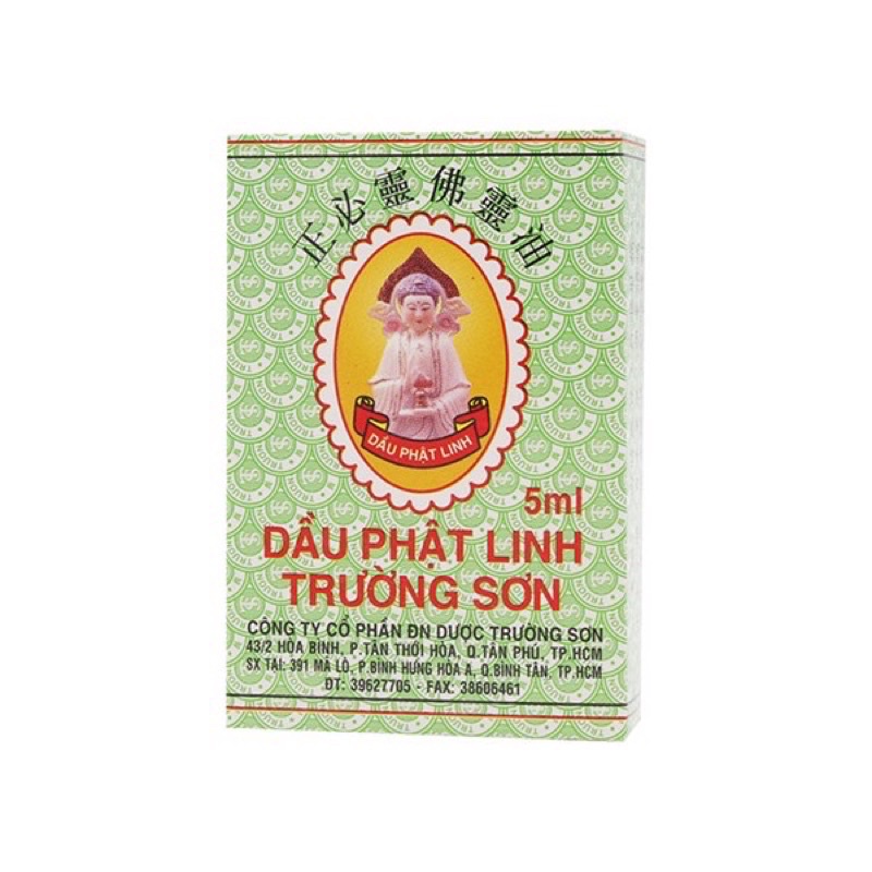 Dầu phật linh trường sơn 5ml sẽ