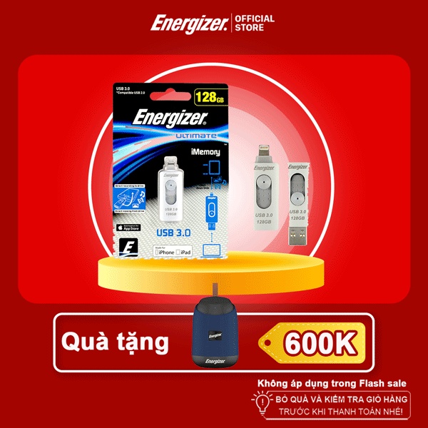 USB 128Gb Lightning OTG Energizer Ultimate - FOTL3U128R