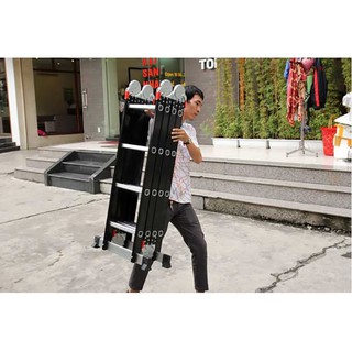 Thang nhôm gấp Advindeq ADM104 4 đoạn