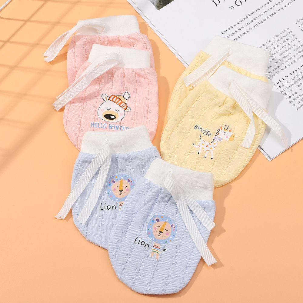 Găng Tay Chống Cào Xước Thoáng Khí Cho Bé