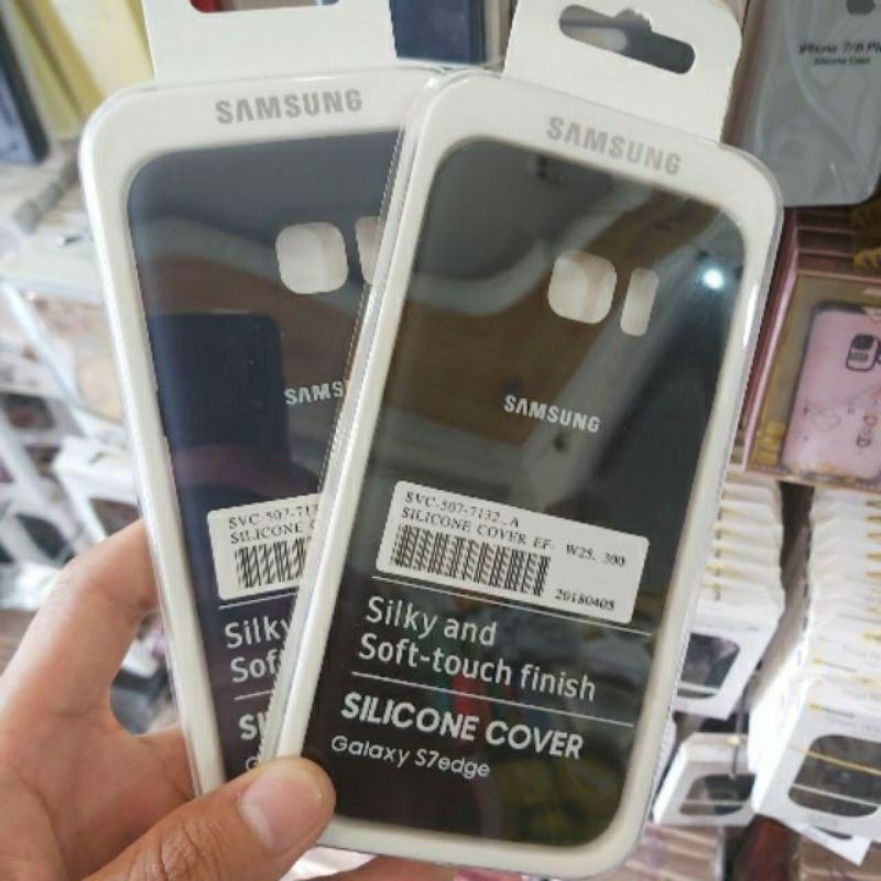 Ốp Lưng Silicone Cover chống bẩn cao cấp Samsung Galaxy S7 Edge