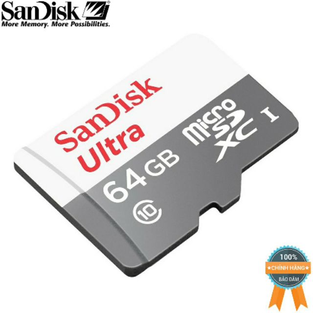 🔜 Thẻ nhớ Micro SD San disk 64GB class 10