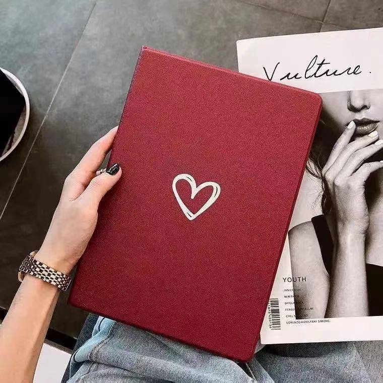 Ốp Lưng Silicone Hình Trái Tim Cho apple Ipad Mini 1/2/3/4/5 2019Air10.5 11 inch