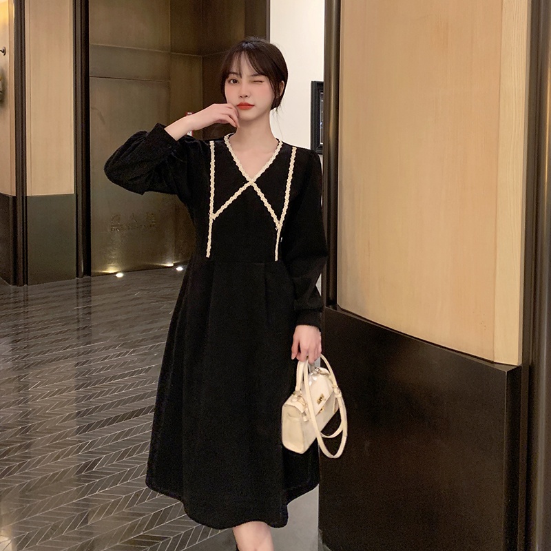 Đầm nhung Perty thời trang vintage thanh lịch dành cho nữ