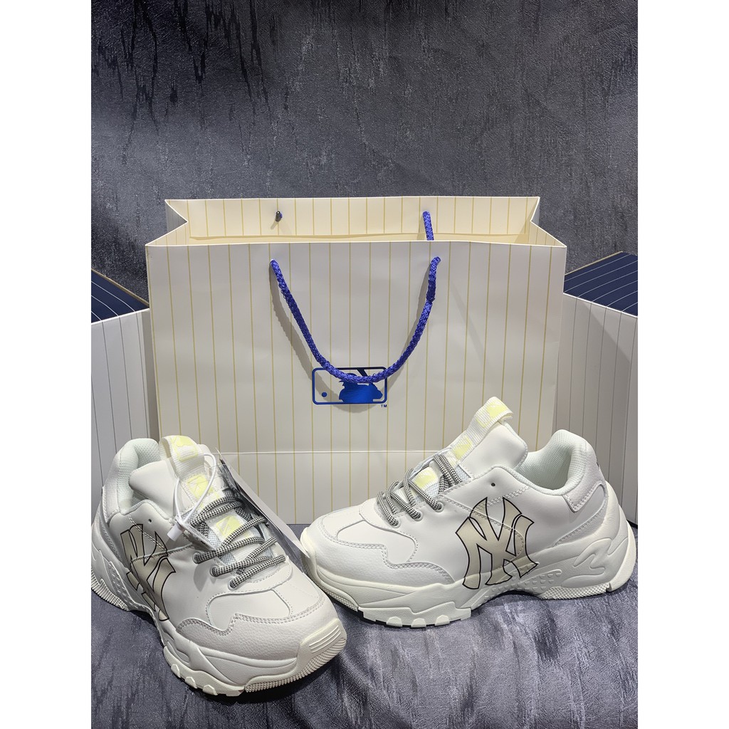 [x2manstore] giày tăng chiều cai m.l.b ny vàng tặng tất