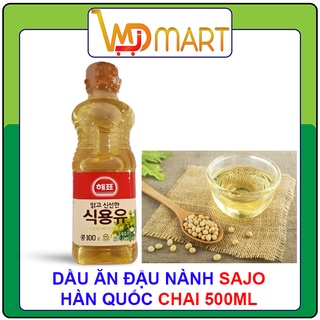 Dầu đậu nành Sajo Hàn quốc chai 500ml