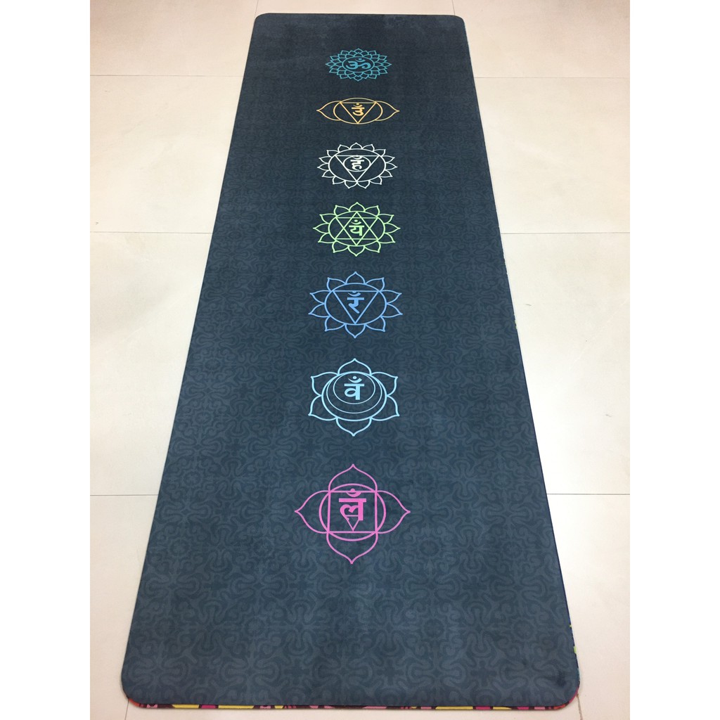 Thảm Du Lịch Yoga Hoa Văn Gập Gọn Hoạ Tiết 3D