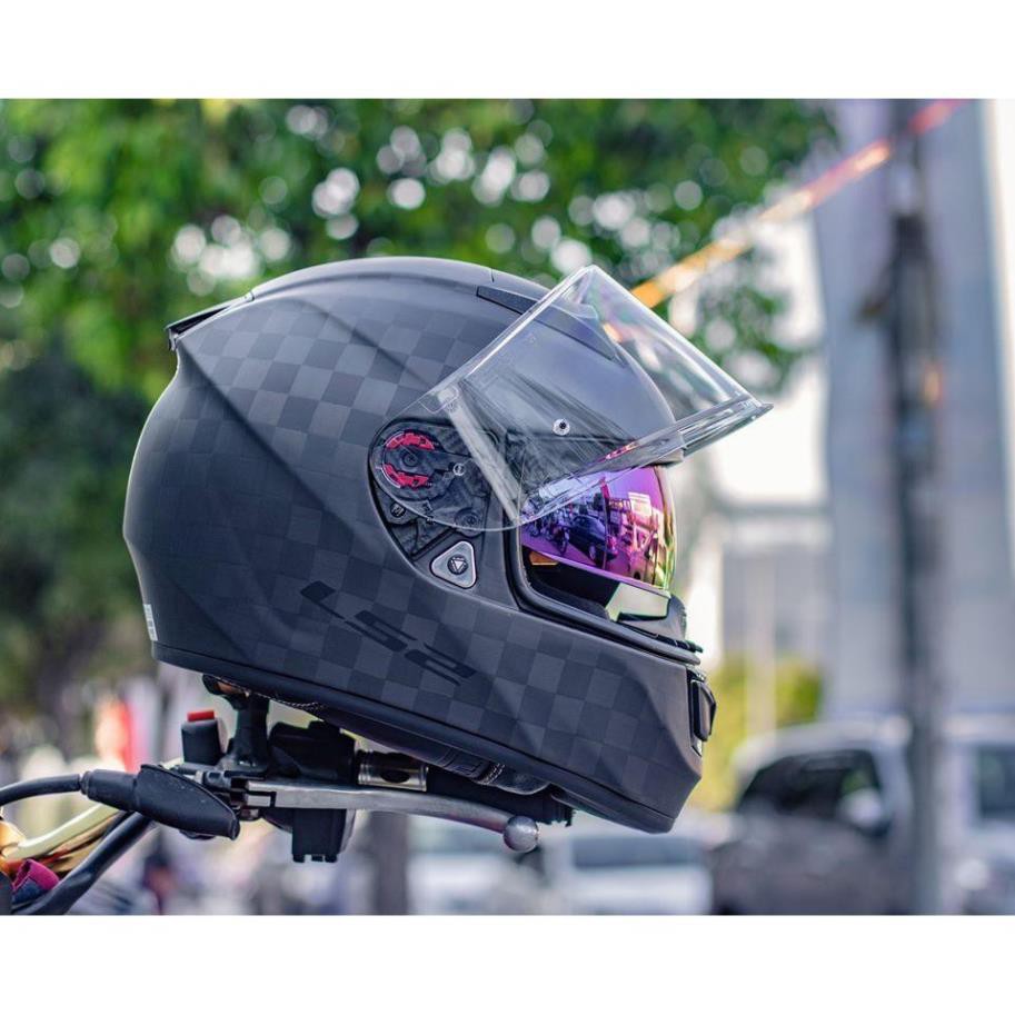 MŨ BẢO HIỂM FULLFACE LS2 FF397 VECTOR CARBON