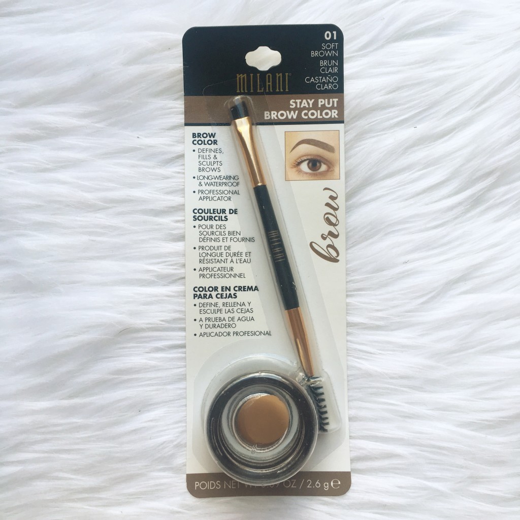 SET GEL MÀY KÈM CỌ MILANI STAY PUT BROW COLOR