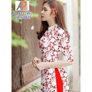 vải áo dài hoa nhí