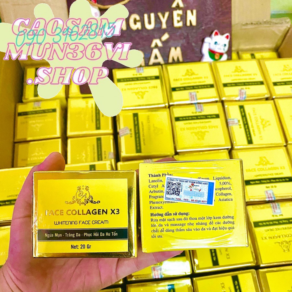 KEM FACE COLLAGEN X3 ĐÔNG ANH CÓ TEM CHÍNH HÃNG 100%