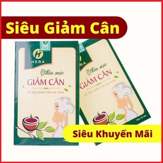 Giảm cân Hera Plus Trà giảm cân nhanh cấp tốc an toàn thảo mộc không phải thuốc giảm cân